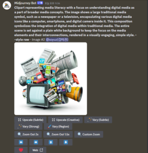 미드저니로 디지털리터러시 AI 이미지 생성하기